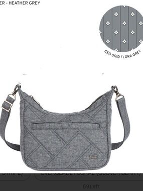 Lug Scamper Crossbody in Heather Grey *modified*